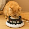 Cartoon Heated Pet Water Dispenser Ceramics Intelligent Cat Heating Bowl Quiet Constant Temperatur Heated Dog Water Bowl Winter