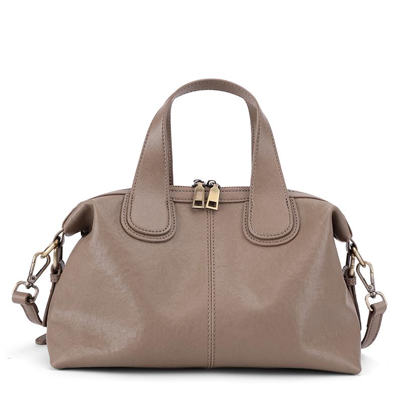 Women's new high-quality soft leather crossbody shoulder bag design cowhide handbag fashiable and luxurious leather pillow bag