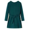 Robe sweat - vidaXL - Fille - Vert - Tissu léger - Taille élastique