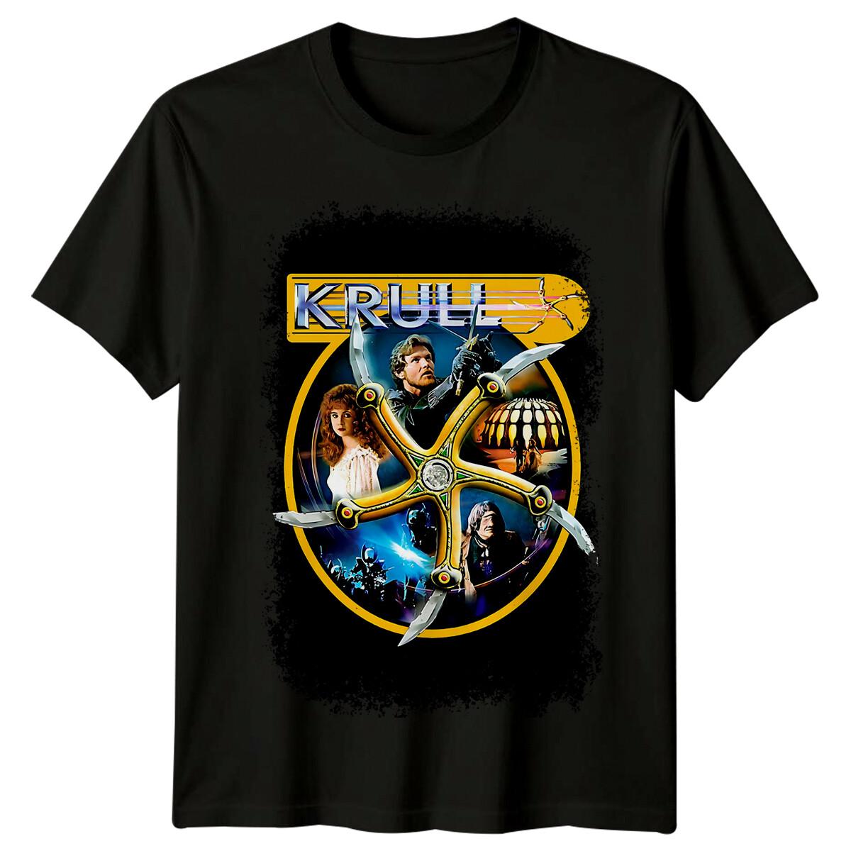 

Krull (1983) Movie Poster Inspired 100% Cotton T-shirt Mens Tees Top Retro 80s Tee XL