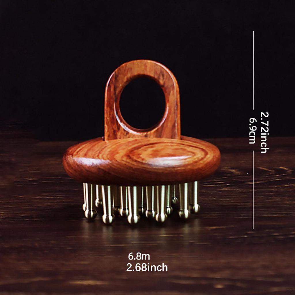 Wooden Massage Body Brush Massager Tool Multifunctional Portable Guasha Scraping Head