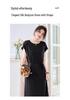 2026 New Elegant Mulberry Silk Mid-Length Dress - Round Neck & Casual Fit