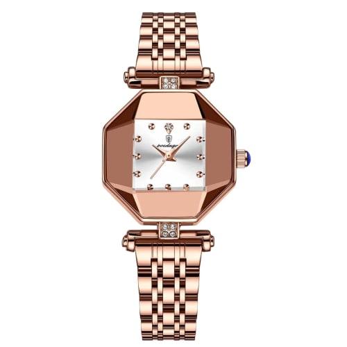 

RORIOS Women s Watch, Stylish and Cute, Quartz Analog, Water Resistant, Stainless Steel Band, Perfect for Commuting, Casual Wear, Christmas, Birthdays