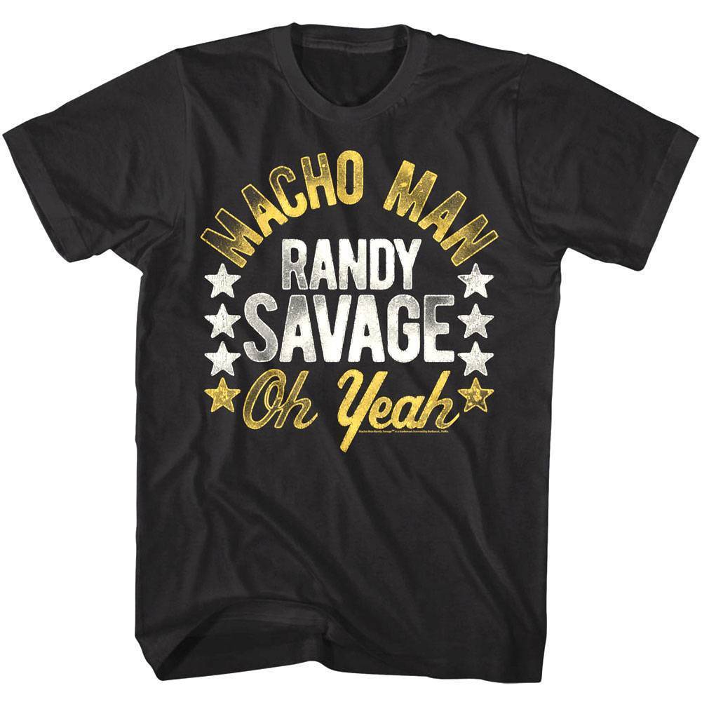 Macho Man Savage Stars Men T Shirt S