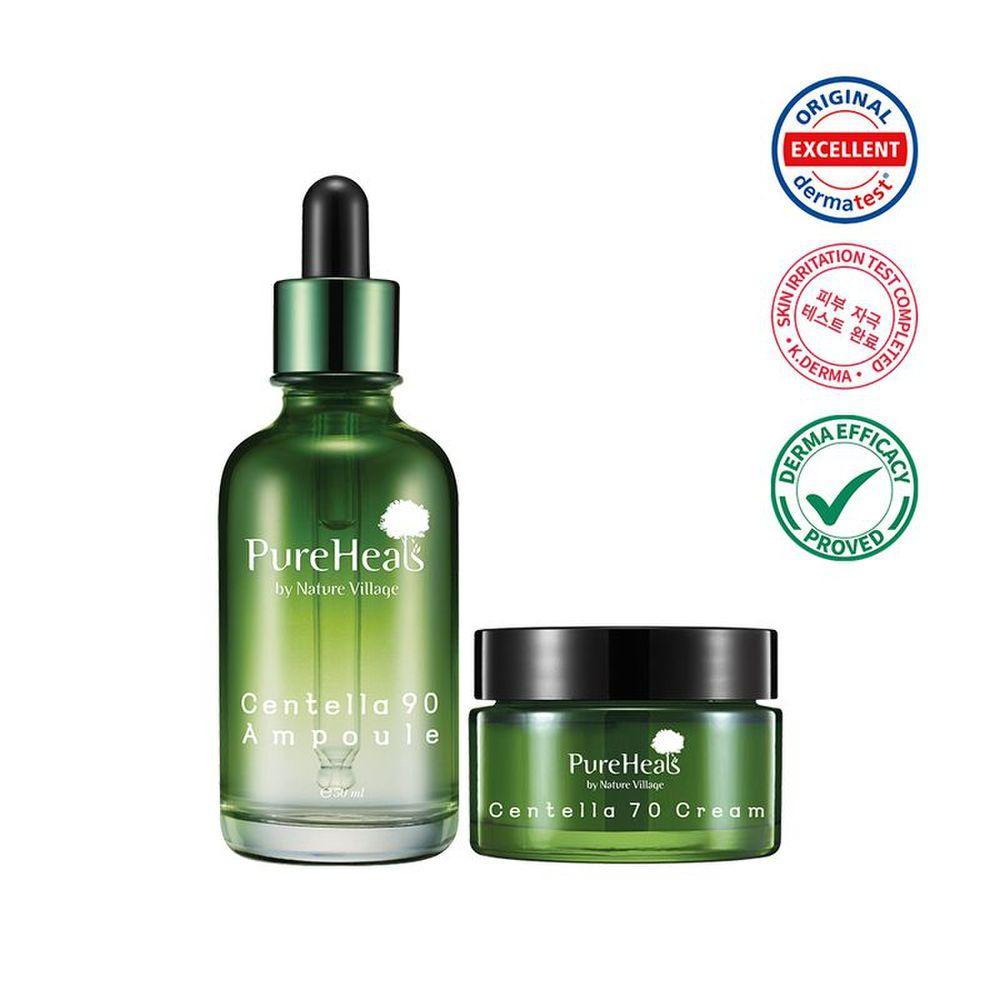 

PureHeals Centella 90 Ampoule 50ml + Cream 50ml Set
