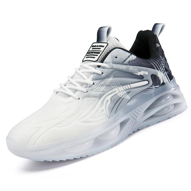 Shoes Large size, lightweight and breathable casual sports shoes, thick-soled non-slip and shock-absorbing running shoes, adolescent student shoes