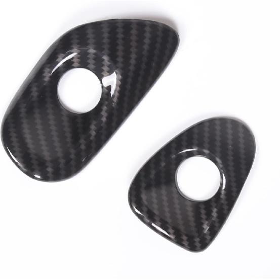 Door Lock Switch Button Frame Compatible with Chevy Corvette C6 2005-2013, Inner Door Push Button Trim, Door Release Switch Button Trim Cover Bezel