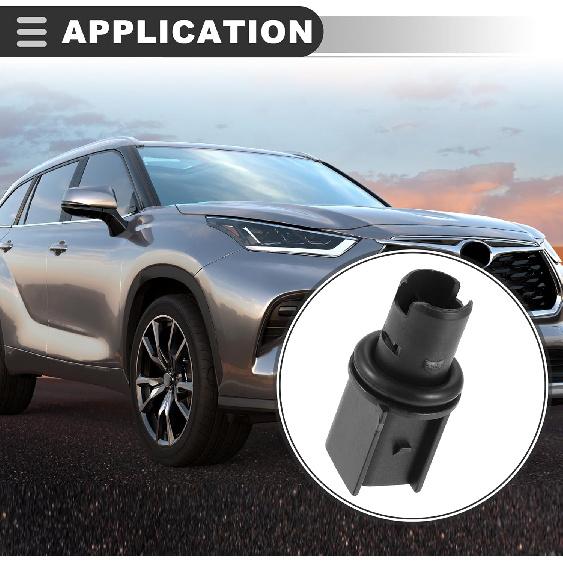 Motoforti Side Indicator Marker Light Lamp Socket Holder, for Ford for Mustang 2005-2021, Plastic, No.6R3Z-13411-BA, Black