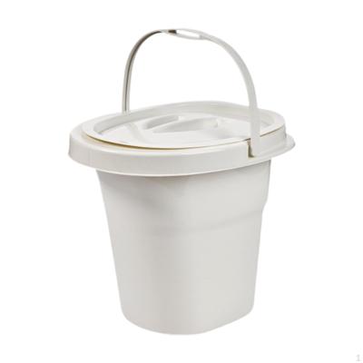 Penico Recipiente para Urina Conveniente de Usar Base Robusta e Estável Balde de Cômoda Penico para Uso Interno