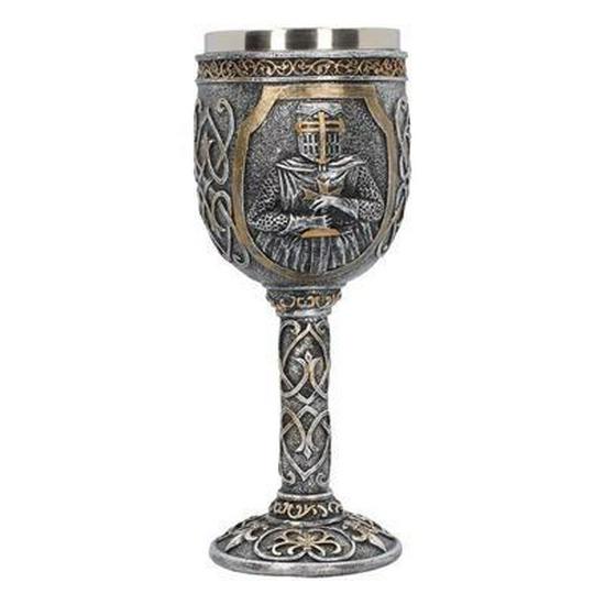 Game of Thrones 3D Carved Stainless Steel Beer Mug and High-Stemmed Glass