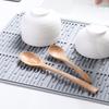Interlocking Silicone Dish Drying Mat 4Pcs Countertop Waterproof Non-Slip Drain Tray for Kitchen