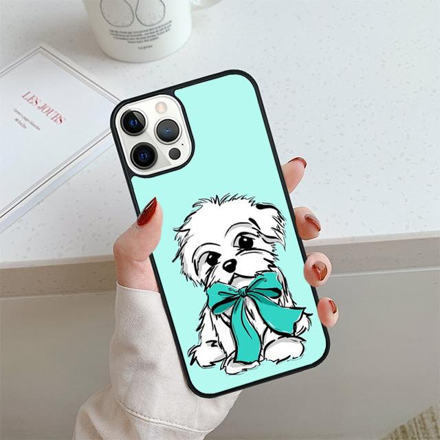 Maltese Dog Puppy Phone Case For iPhone 17 Air 14 15 16 13 12 Cover For Apple 14 15 16 Pro Max Plus Coque