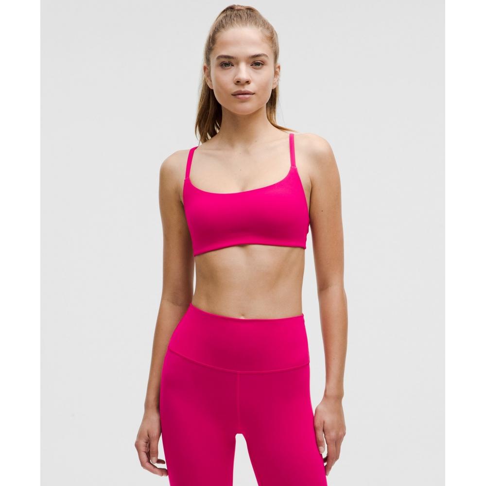 

Lululemon Wunder Train Strappy RAcer Bra Light Support AB Cup PassionAte 8