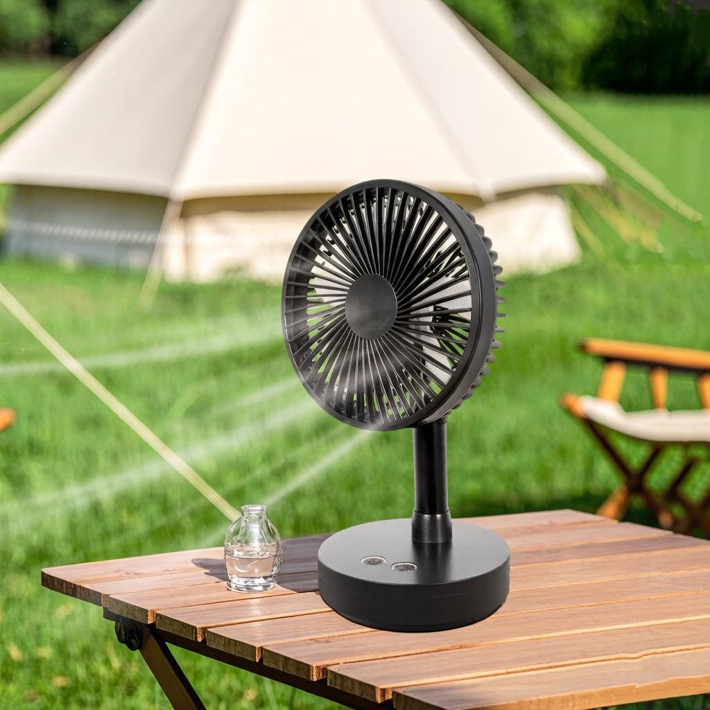 

Portable 180° Oscillating Mini Fan for Dorms, Offices & Students 6-inch