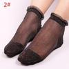 Fashion Women Summer Ruffle Glitter Mesh Ankle Socks Gauze Fishnet Socks Women Socks Fashionable Sexy Funny Sock Hosiery