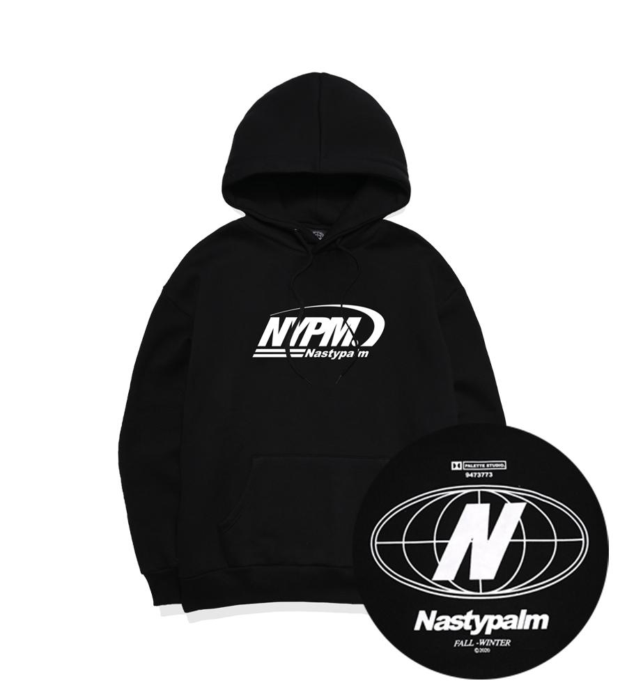 N Galaxy Logo Hoodie Black