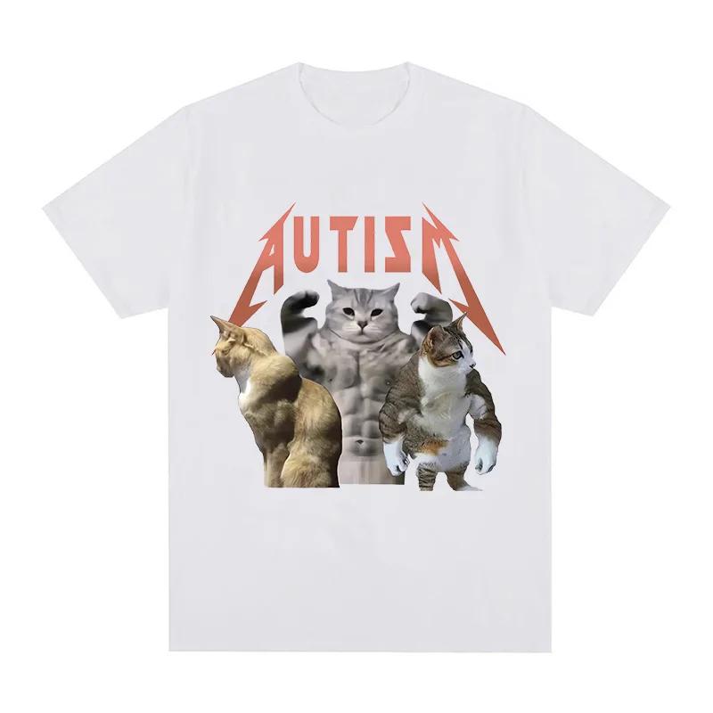 Autistic Funny Skeleton T Shirt Women Men Autism Edgy Skeleton Meme T-shirt Casual Short Sleeve Tshirt Round Neck Clothes