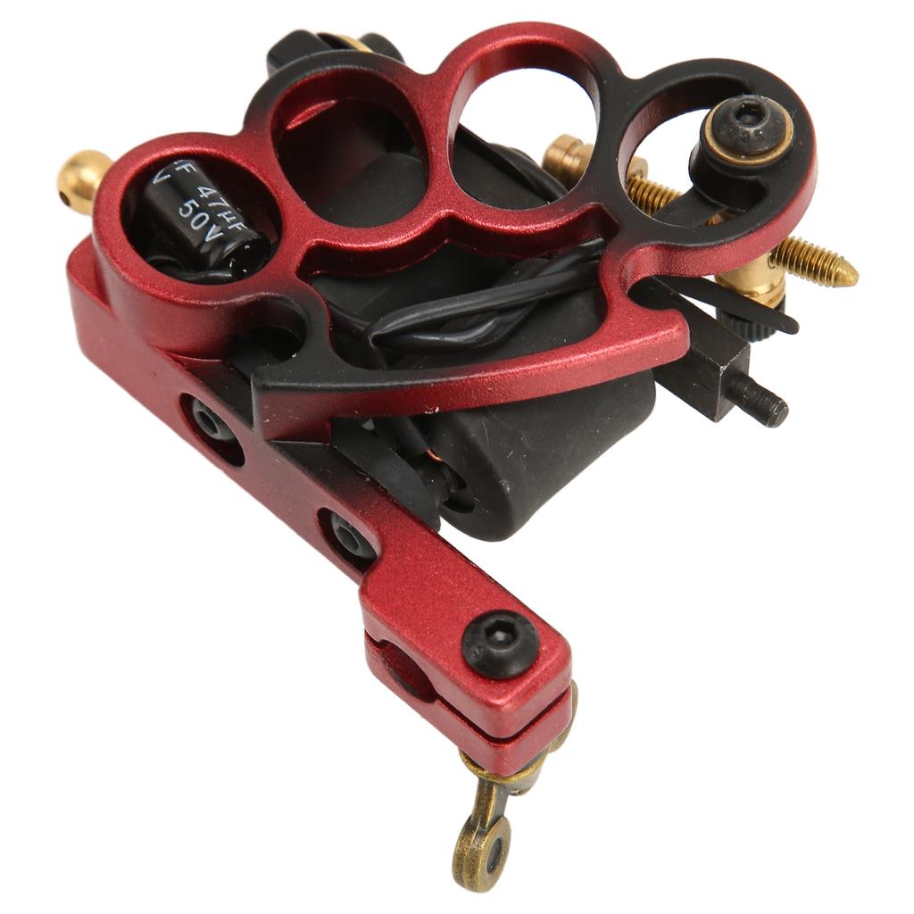 Tattoo Coil Machine Alloy 10 Wraps Liner Shader Lightweight Professional 5V Start Voltage Tattoo Machine