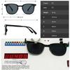  New Fashion Square Sunglasses Women Shades UV400 Retro Gradient Men Black Yellow Rivets Sun Glasses