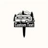 Metal Wall Art for Camping RV Outdoor Decor Waterproof Rustic Garden Sign