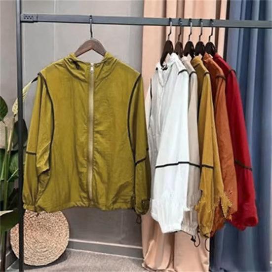 Jachetă cu protecție solară Mânecă lungă Parasolar Respirabil Ușoară Vară Jachetă cu protecție solară Îmbrăcăminte de damă