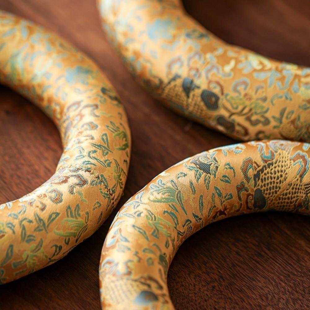 Brocade Sound Kupfer Aus Matte Donut Form Holzfisch Untersetzer Klangschalen Matte Yoga