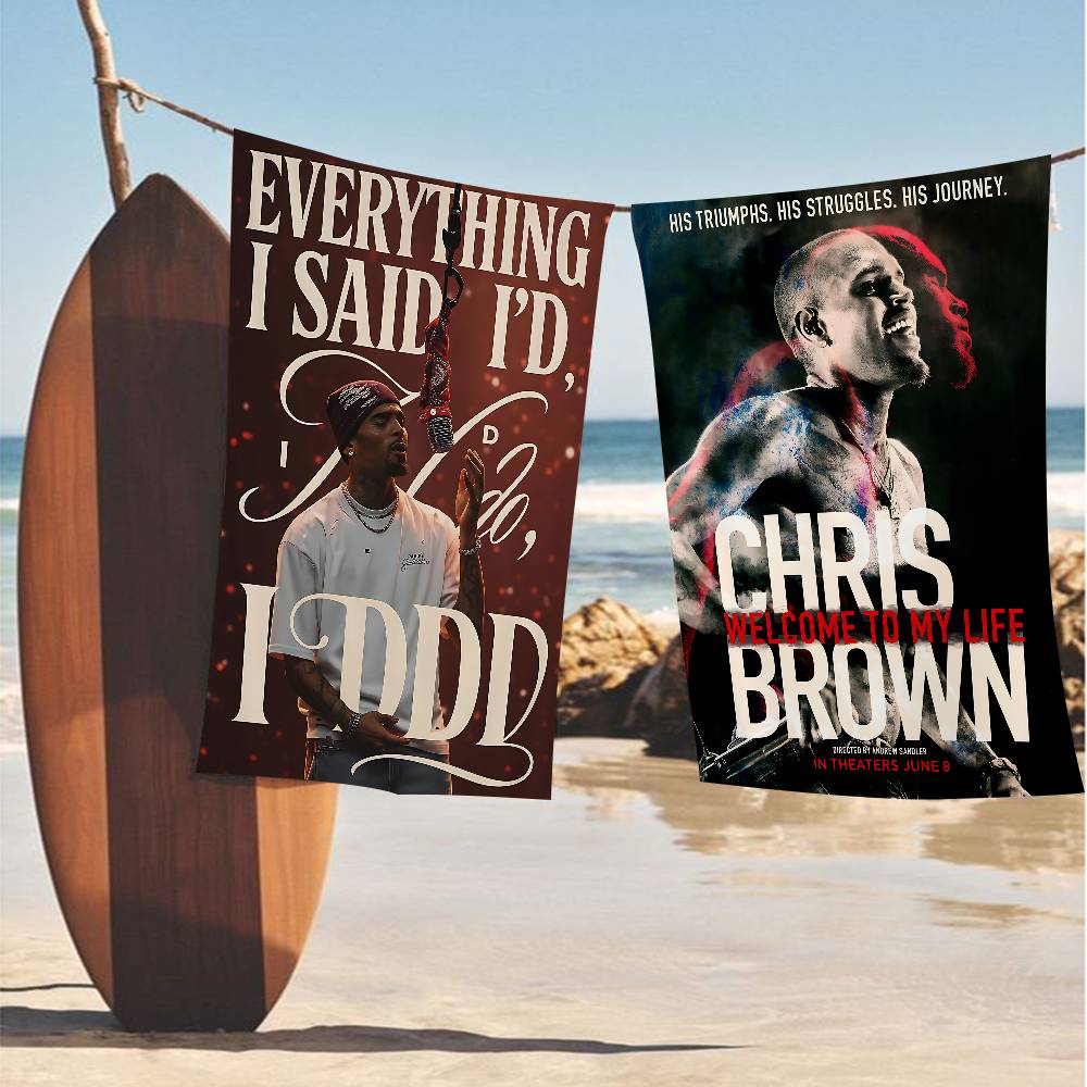 Ka Chen Muda Brown Rapper Chris Big Microfiber Beach Towels Quick Dry Towel Sand Beach Towels Pool Towel For Travel Swim Pool Yoga