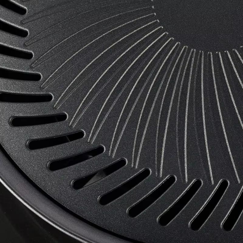 Electric Stove Baking Tray BBQ Grill Barbecue Tools For Household Outdoor Smokeless Barbecue Grill Pan Non-Stick Gas Stove Plate