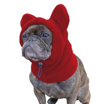 Warm Dog Hat Pet Hood with Ear Muff Warm Hat Soft Walking Ears Headband Dog Warm Hat for Cold Weather Camping Outdoors