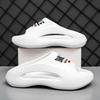 Summer men's outdoor thick-soled flip-flops student trend new open-toed beach shoes travel breathable trendy slippers