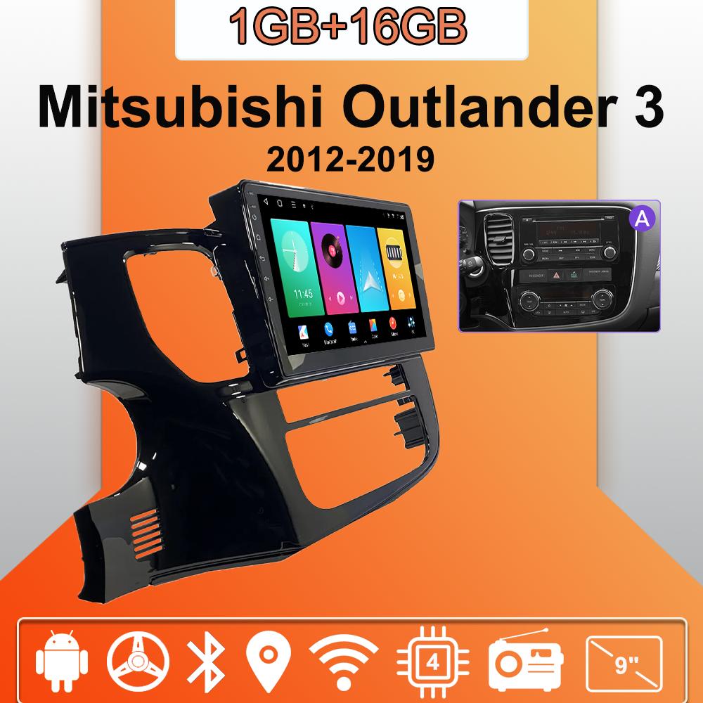 

Автомобильное радио Android Auto Carplay для Mitsubishi Outlander 3 2012-2019 Мультимедийный проигрыватель Головное устройство Стерео GPS Навигация BT WIFI 1+16 ГБ 1+16GB,A