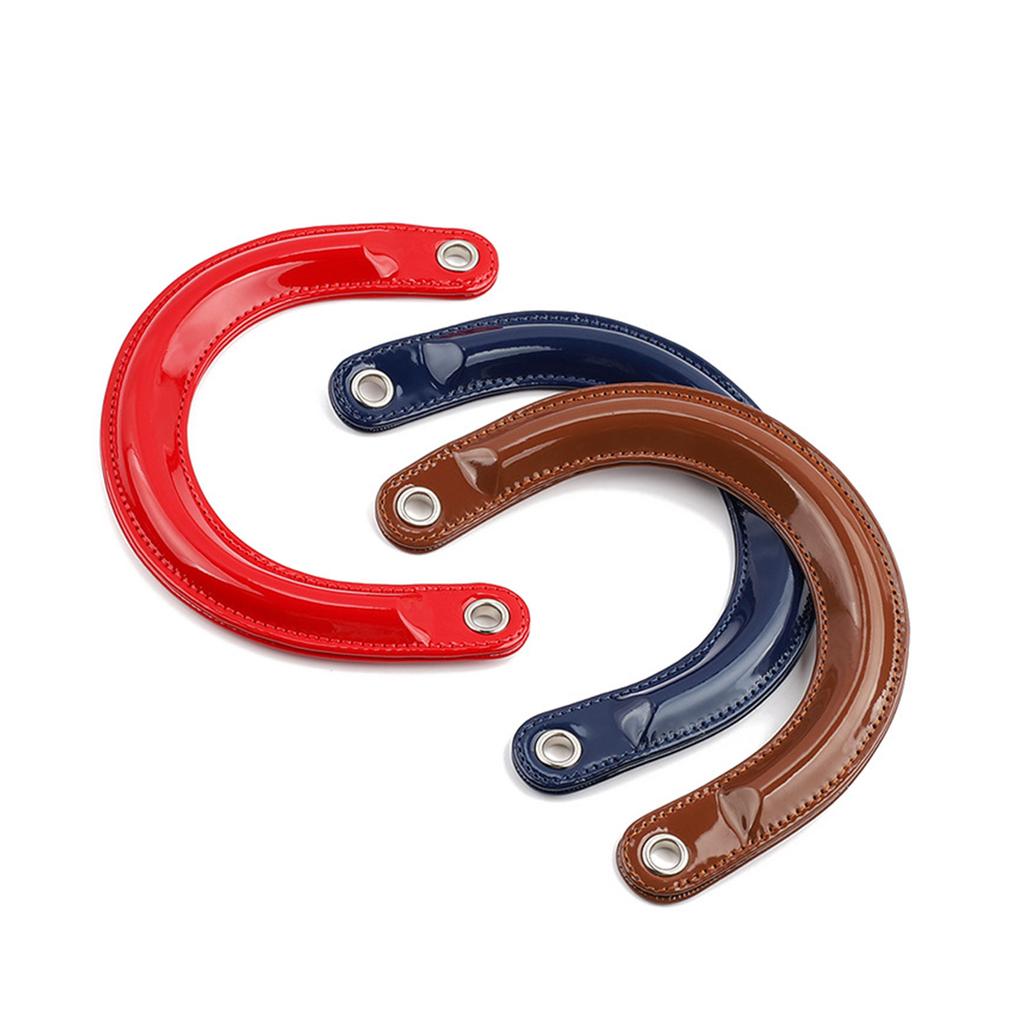 Mâner în formă de U pentru geantă de plajă, geantă împletită, geantă de paie, poșetă de damă DIY, accesorii pentru genți lucrate manual, mânere de schimb pentru geantă de mână