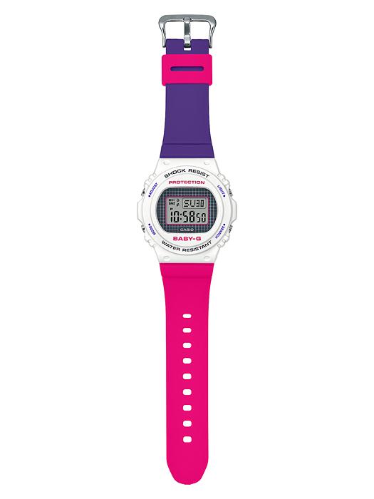 Casio Baby-G Women's Resin 200M Water Resistant Shock Resistant Alarm Quartz Watch BGD-570THB-7