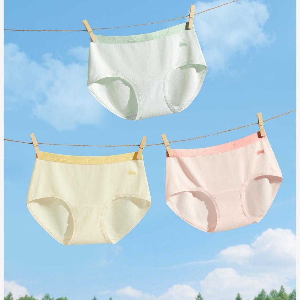 Breathable Antibacterial Modal Briefs for Puberty, Ages 12+, Junior & High School Girls
