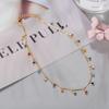 Fashion Simple Candy Color Tassel Necklace for Women Aesthetic All-match Pendant Jewelry Choker Neck Accessories Gift Chain