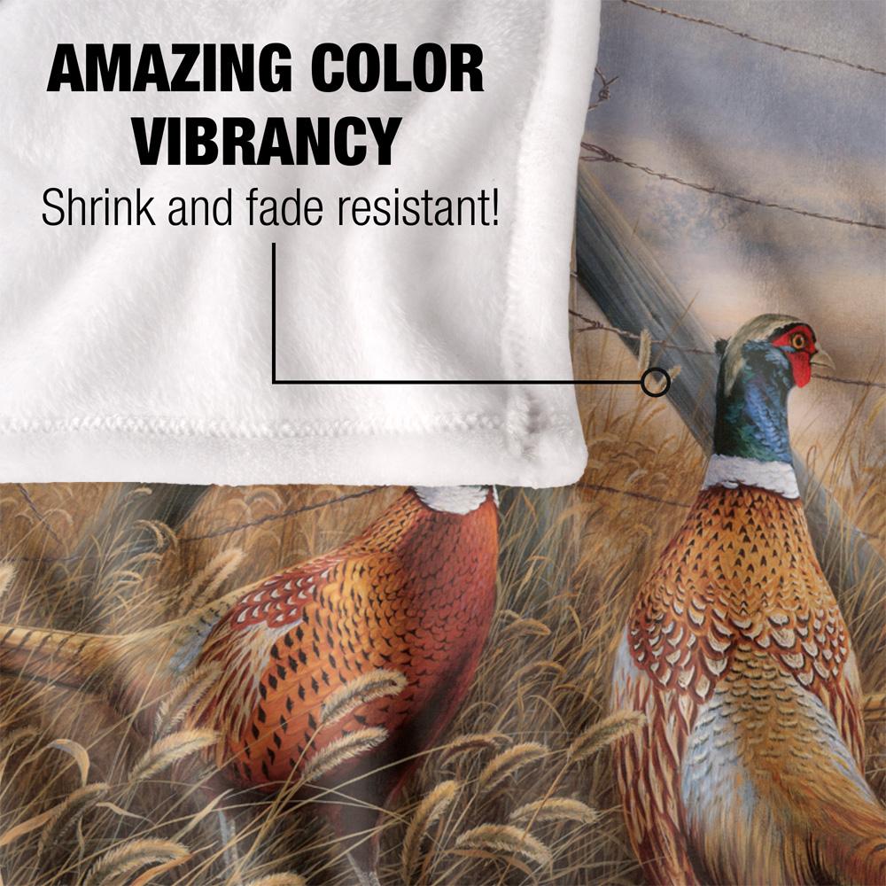 Wild Wings Pleasant Silky Pheasant Supersoft Blanket