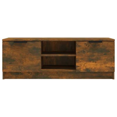TV Cabinet Smoked Oak 102 X 35 X 36.5 Cm Particleboard