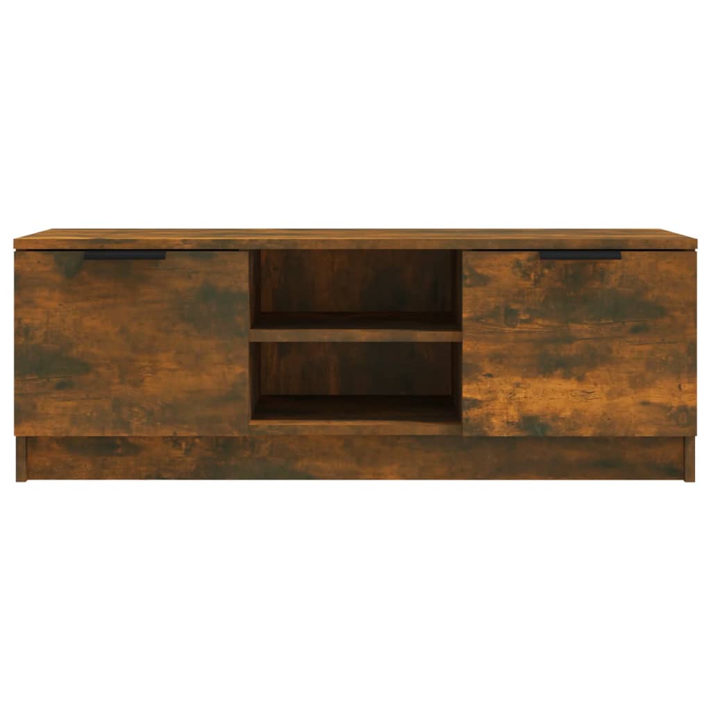 TV Cabinet Smoked Oak 102 x 35 x 36.5 cm Particleboard