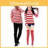 Where's Wally Cosplay Costume For Halloween And Christmas Unisex Cotton Blend Attire
