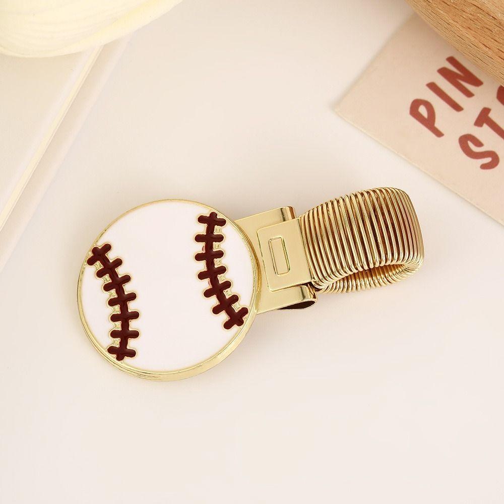 Sports Equipment Series Pen Clip Metal Journal Clip Paper Fix Clips  Stationery Accessories