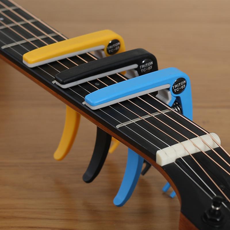 Folk & Electric Guitar Capo with Ukulele Tuner - Acoustic Guitar Accessories
