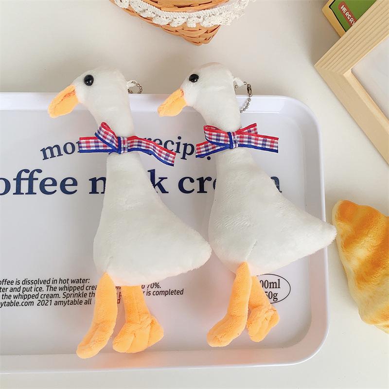 New Duck Plush Doll Pendant Mini Grabbing Machine Doll