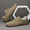 Shoes Spring New Leather Sports Training Shoes Board Shoes Lightweight Soft-soled Casual Shoes
