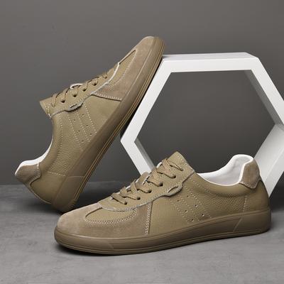 Shoes Spring New Leather Sports Training Shoes Board Shoes Lightweight Soft-soled Casual Shoes