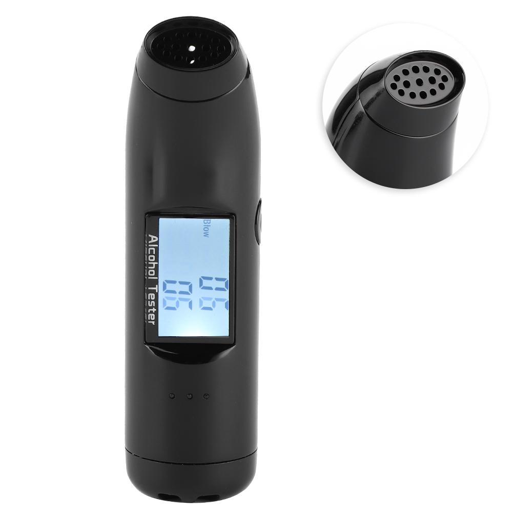 Digital Breath Wine Tester LCD Display Drunk Driving Analyzer Car Breathalyzer Detector
