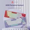 Black Duke AK680 Dual-Mode Wireless/Wired Mechanical Keyboard, Hot-Swappable, 68 Keys, Tea & Red Switch Options