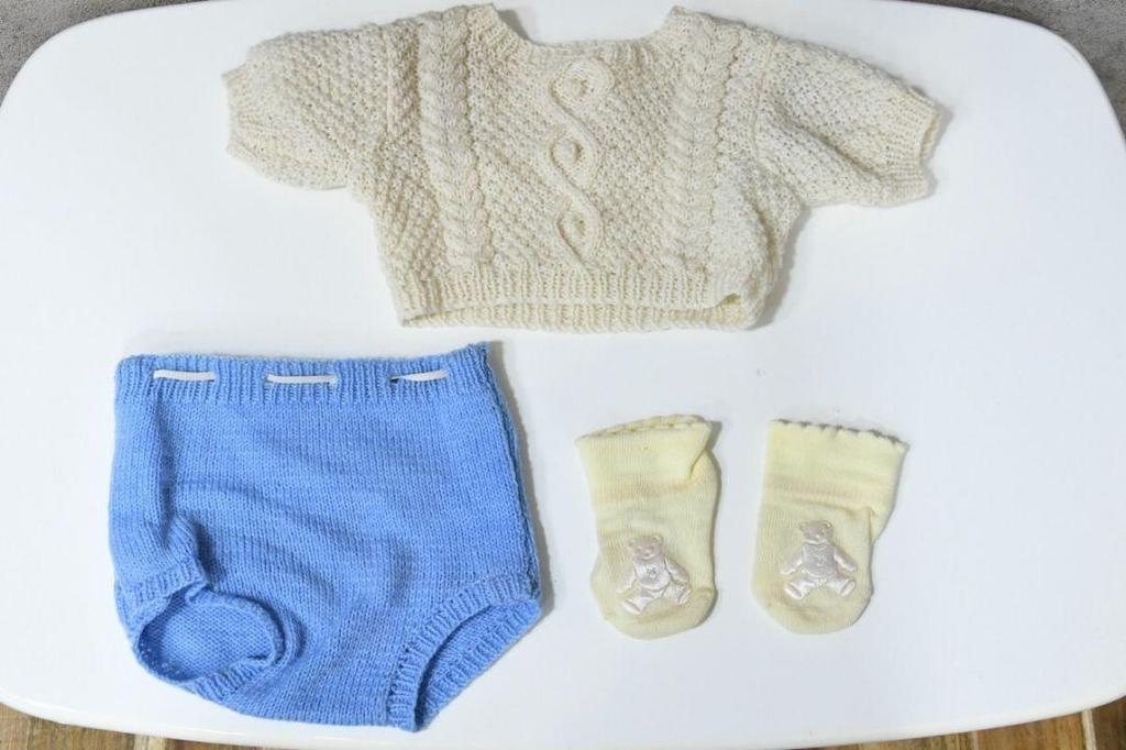 [USED] tr0680 Teddy Bear Doll Stuffed Animal Interior Bear Doll Rare