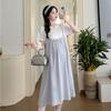 2026 Summer Fashion Elegant Maternity Dress - Stylish Patchwork Loose Fit