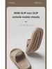 Men's Thick-Soled Sandals for Outdoor & Indoor Use - EVA, Non-Slip, Odor-Resistant, Bathroom, Summer Wear. Suitable for Women.