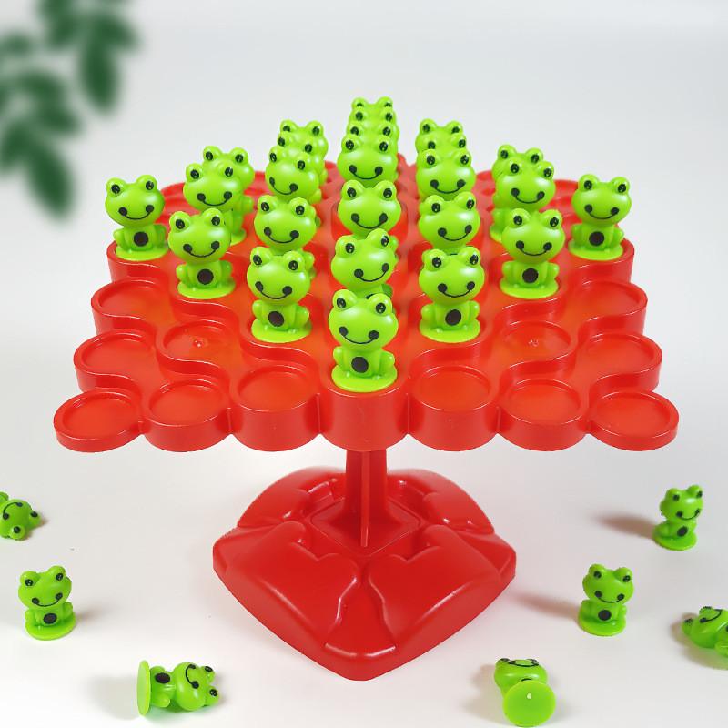 Interactive Frog Balance Tree Desktop Toy For Kids Enhances Motor Skills And Intelligence
